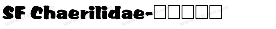 SF Chaerilidae字体转换